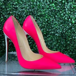 Christian Louboutin Pink Neon So Kate 120 Pumps